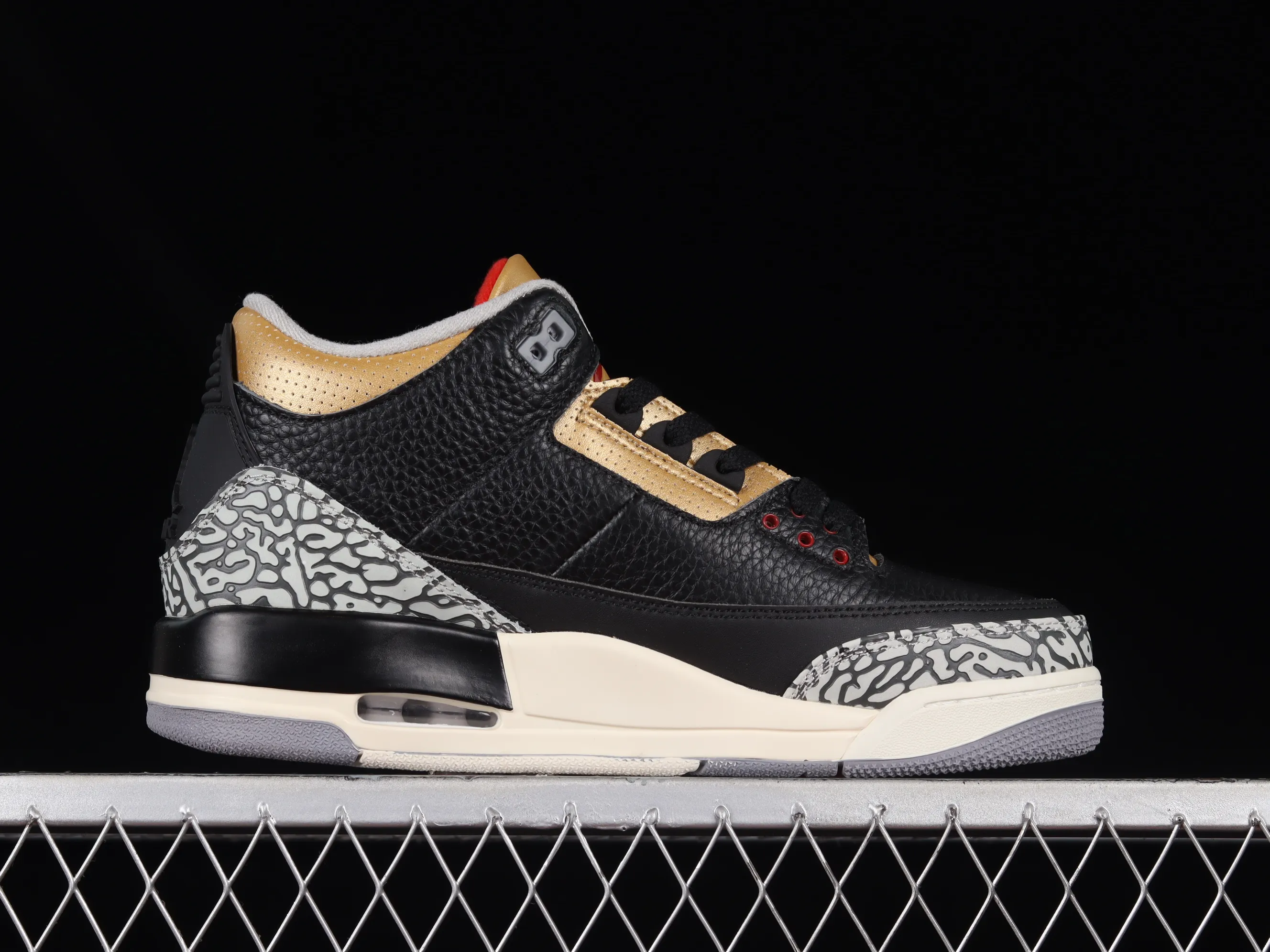 All categories Air Jordan Jordan series basketball shoes Air Jordan 3 Air Jordan 3 Retro "Black Gold" AJ3 Joe 3 black gold cement CK9246-067
